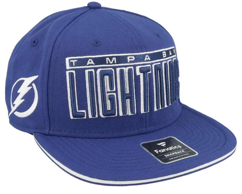 Fanatics Tampa Bay Lightning Gino Flat Brim Blue Cobalt/White Snapback online