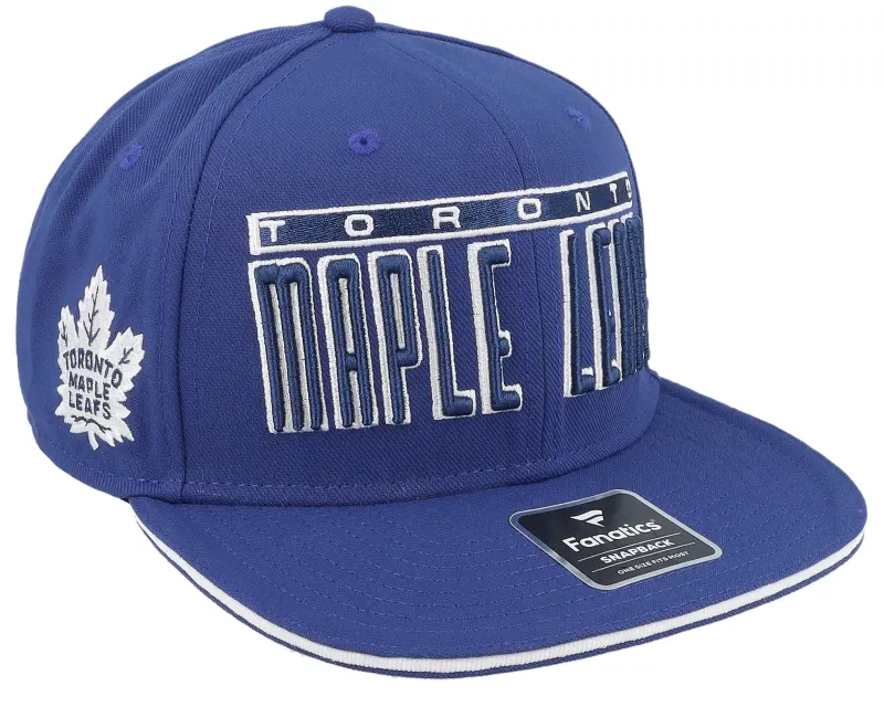 Fanatics Toronto Maple Leafs Gino Flat Brim Blue Cobalt/White Snapback online