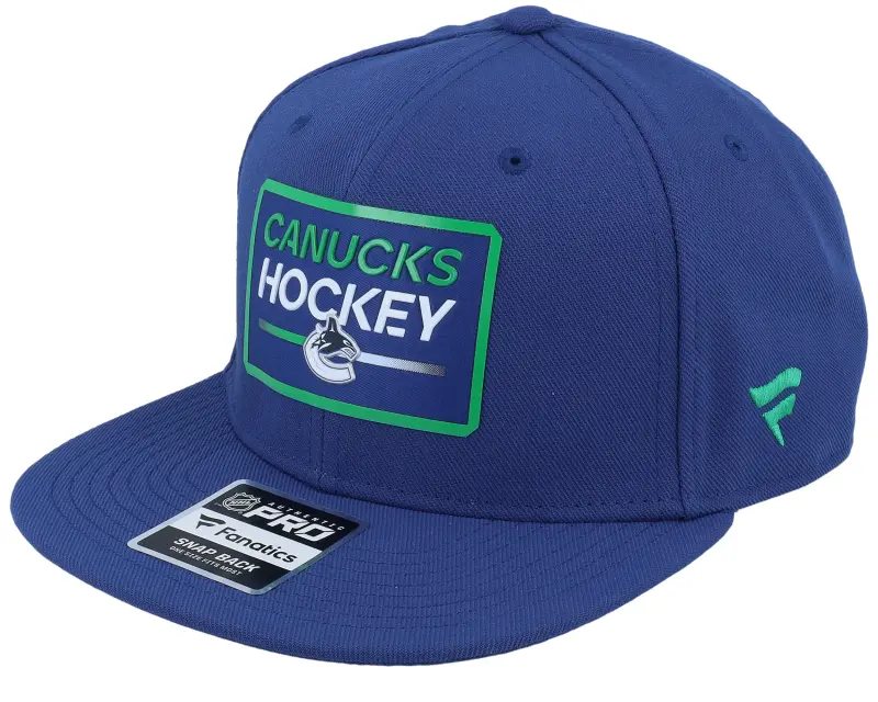 Fanatics Vancouver Canucks Authentic Pro Prime Blue Cobalt Snapback online