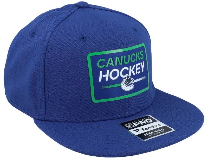Fanatics Vancouver Canucks Authentic Pro Prime Blue Cobalt Snapback online