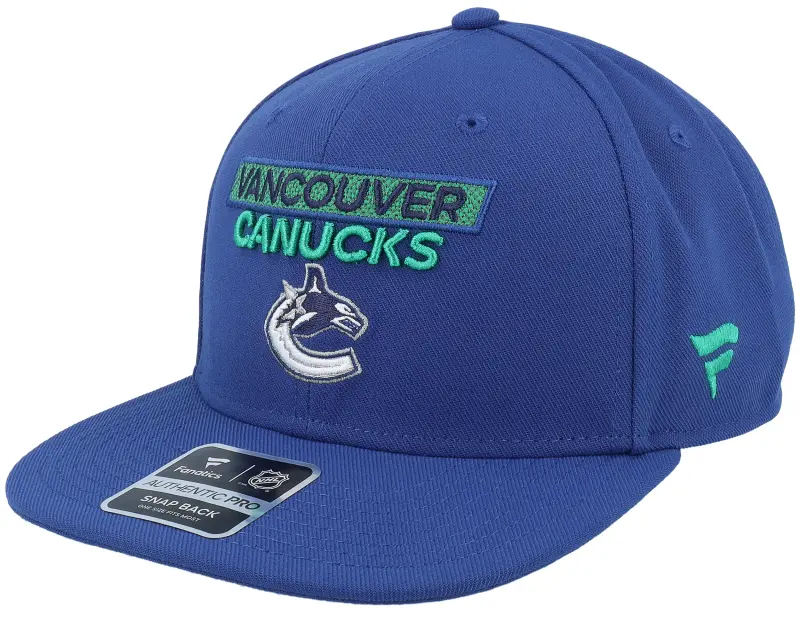 Fanatics Vancouver Canucks Authentic Pro Rink Prime Blue Snapback online