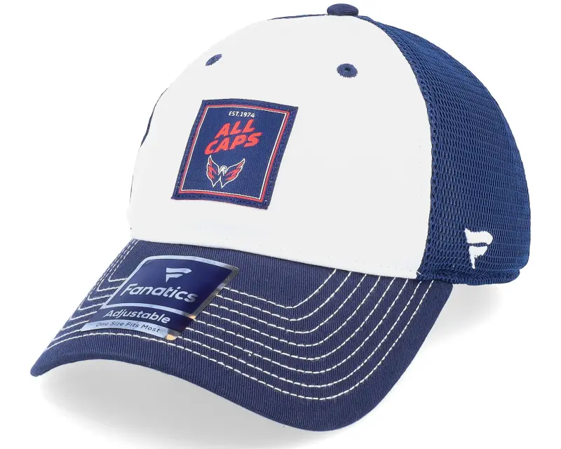 Fanatics Washington Capitals Block Party Athletic White/Navy Trucker online