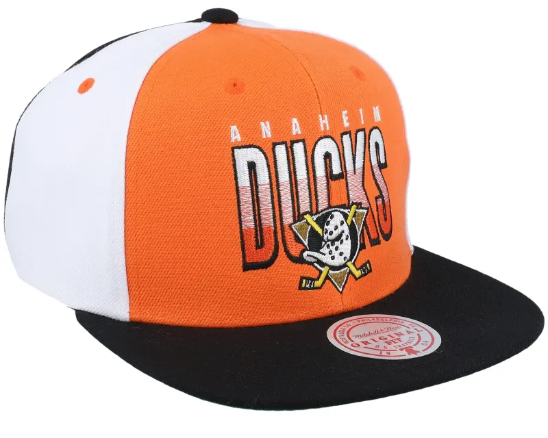 Mitchell & Ness Anaheim Ducks Billboard 2 Orange/Black Snapback online