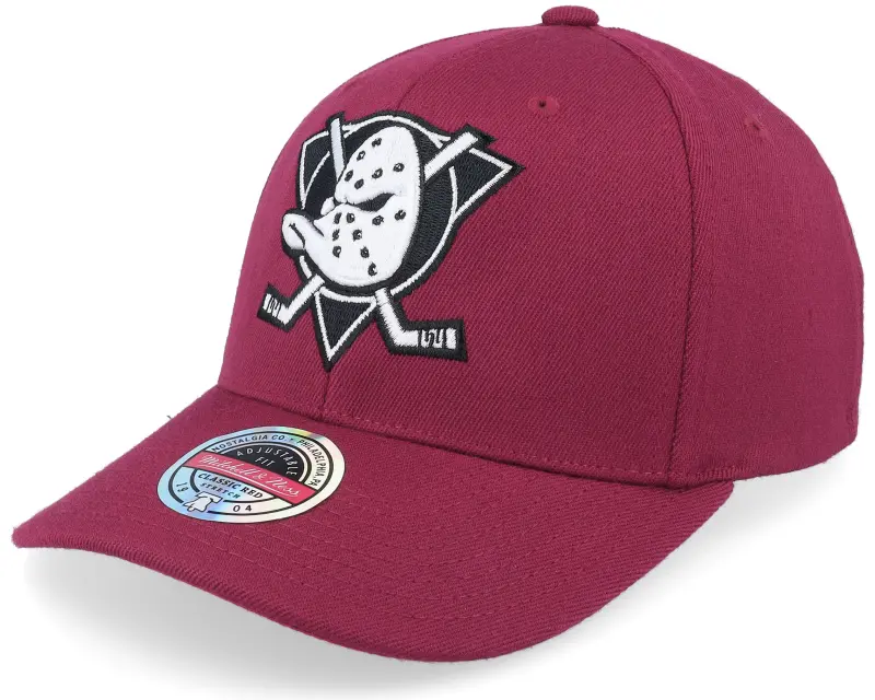 Mitchell & Ness Anaheim Ducks Burgundy Adjustable online