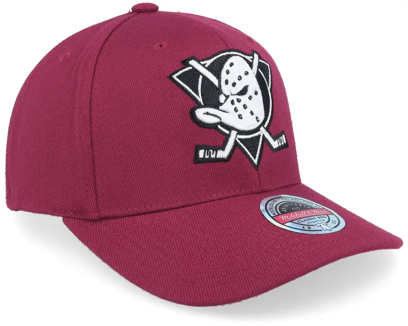 Mitchell & Ness Anaheim Ducks Burgundy Adjustable online