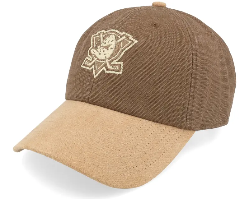 Mitchell & Ness Anaheim Ducks Lux Chain Vintage Brown/Tan Dad Cap online