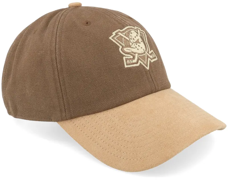 Mitchell & Ness Anaheim Ducks Lux Chain Vintage Brown/Tan Dad Cap online