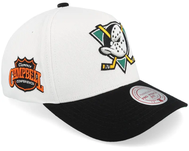 Mitchell & Ness Anaheim Ducks NHL Nostalgic Pro Crown White/Black Adjustable online
