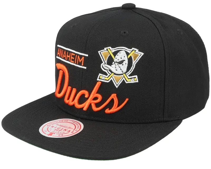 Mitchell & Ness Anaheim Ducks Retro Lock Up Black Snapback online