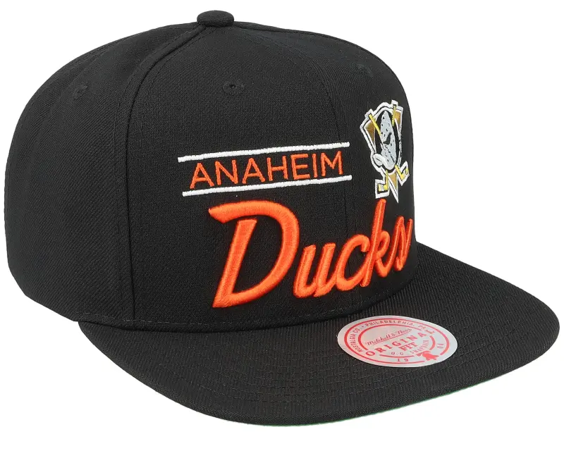 Mitchell & Ness Anaheim Ducks Retro Lock Up Black Snapback online