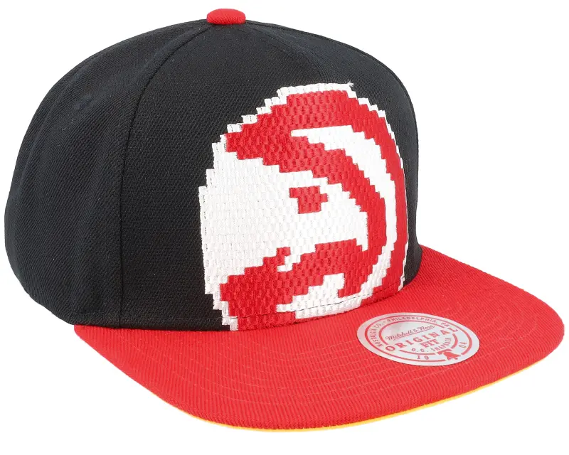 Mitchell & Ness Atlanta Hawks 8 Bit Xl Black/Red Snapback online