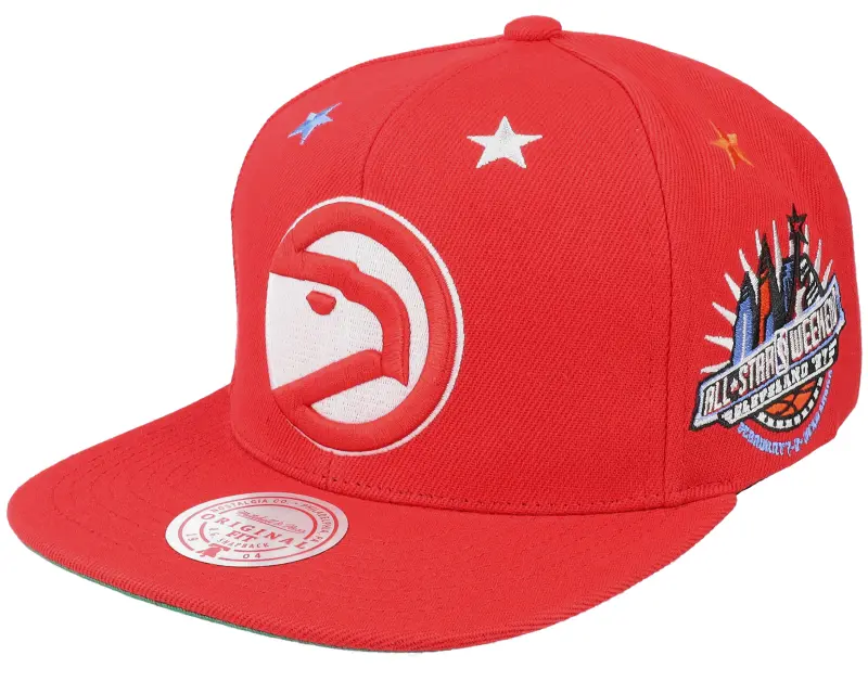 Mitchell & Ness Atlanta Hawks 97 Top Star Red Snapback online