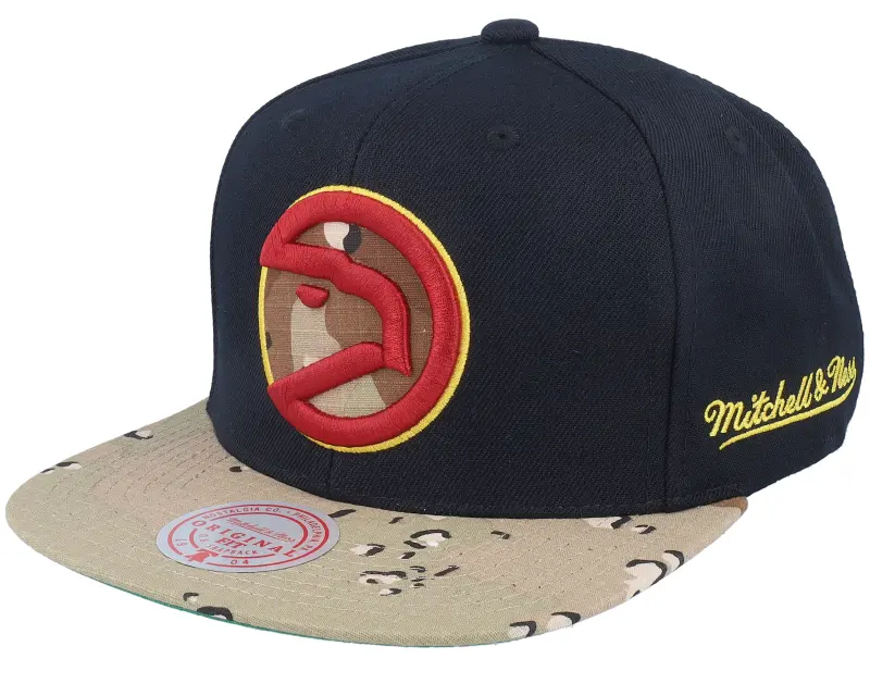 Mitchell & Ness Atlanta Hawks Choco Camo Hwc Black Snapback online