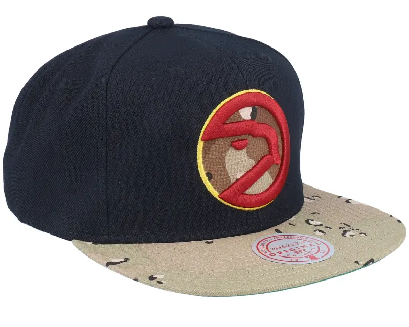 Mitchell & Ness Atlanta Hawks Choco Camo Hwc Black Snapback online