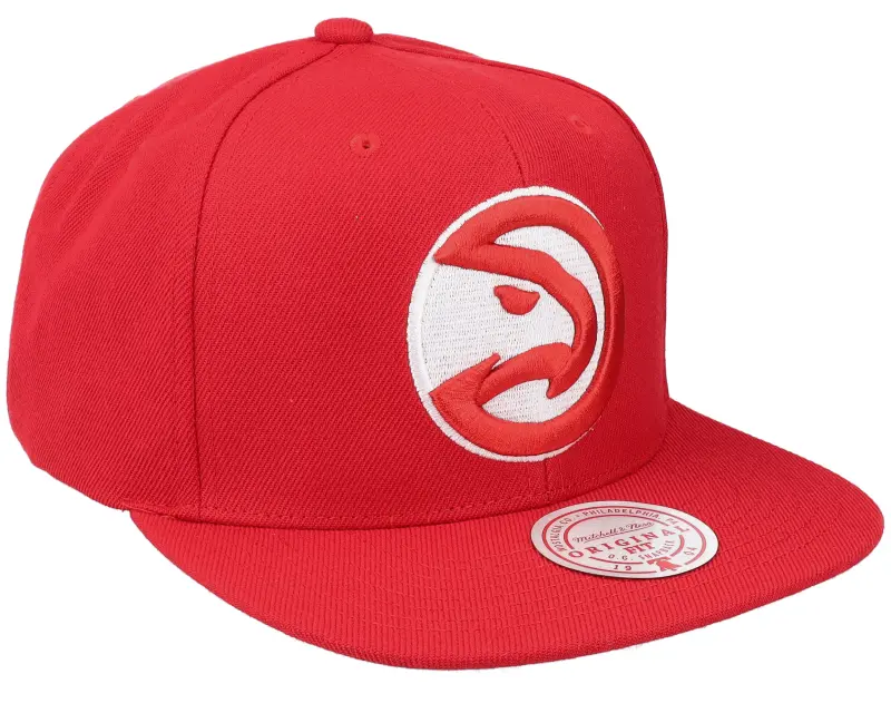 Mitchell & Ness Atlanta Hawks Team Ground 2.0 Red Snapback online