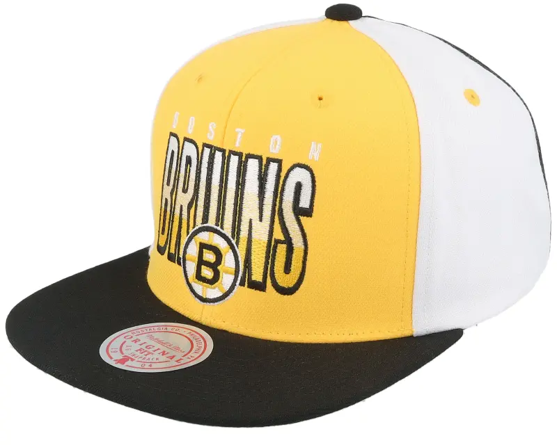 Mitchell & Ness Boston Bruins Billboard 2 Vintage Yellow/Black Snapback online