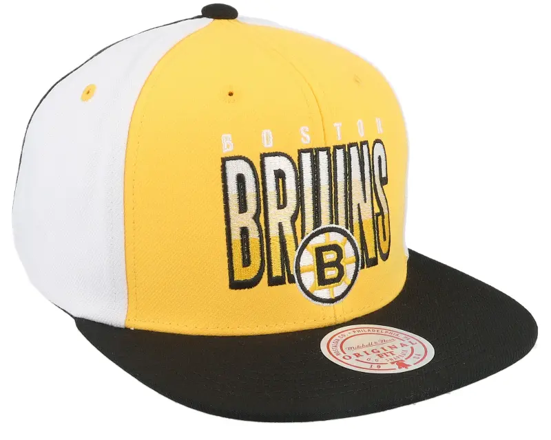 Mitchell & Ness Boston Bruins Billboard 2 Vintage Yellow/Black Snapback online