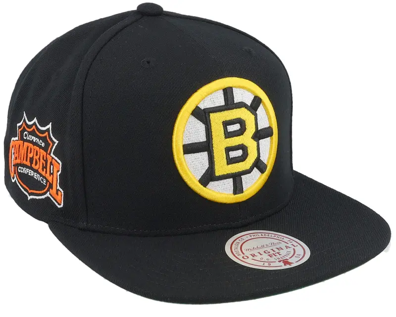 Mitchell & Ness Boston Bruins Conference Patch Vintage Black Snapback online