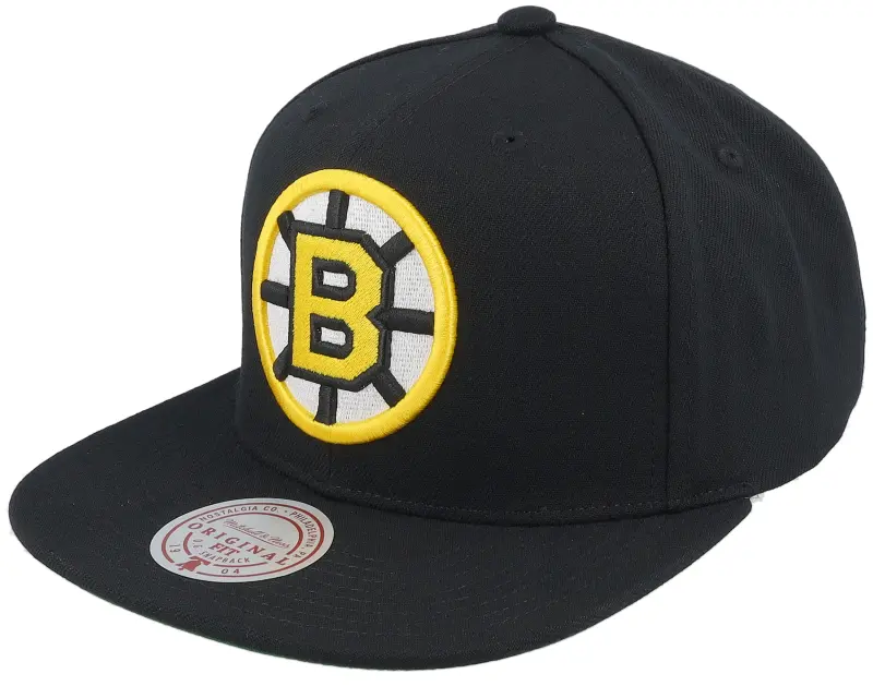 Mitchell & Ness Boston Bruins Conference Patch Vintage Black Snapback online