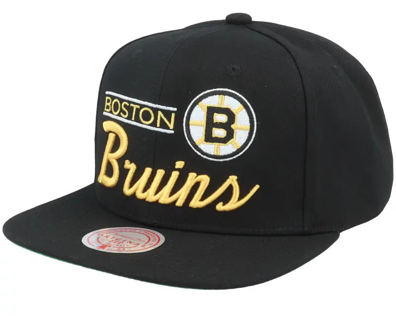 Mitchell & Ness Boston Bruins Retro Lock Up Black Snapback online