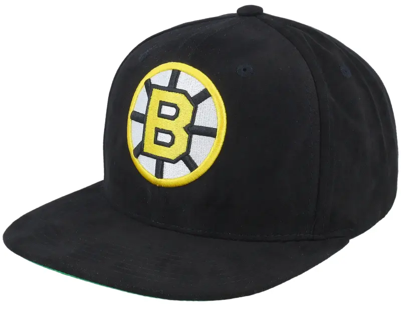 Mitchell & Ness Boston Bruins Sweet Suede Vintage Black Snapback online