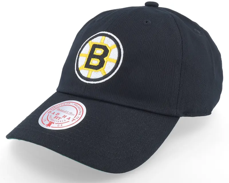 Mitchell & Ness Boston Bruins Team Ground 2.0 Black Dad Cap online