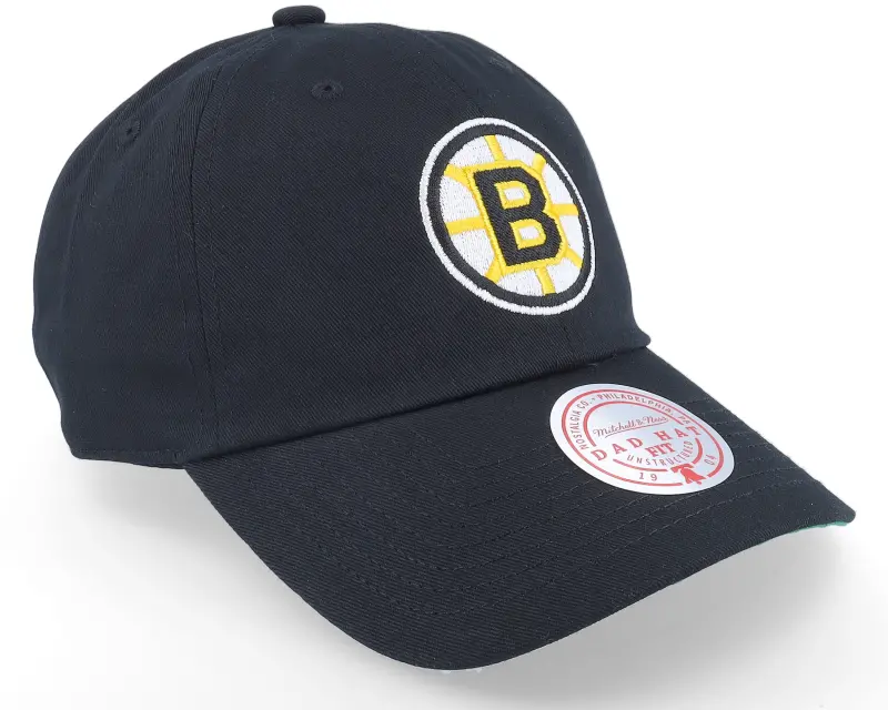 Mitchell & Ness Boston Bruins Team Ground 2.0 Black Dad Cap online