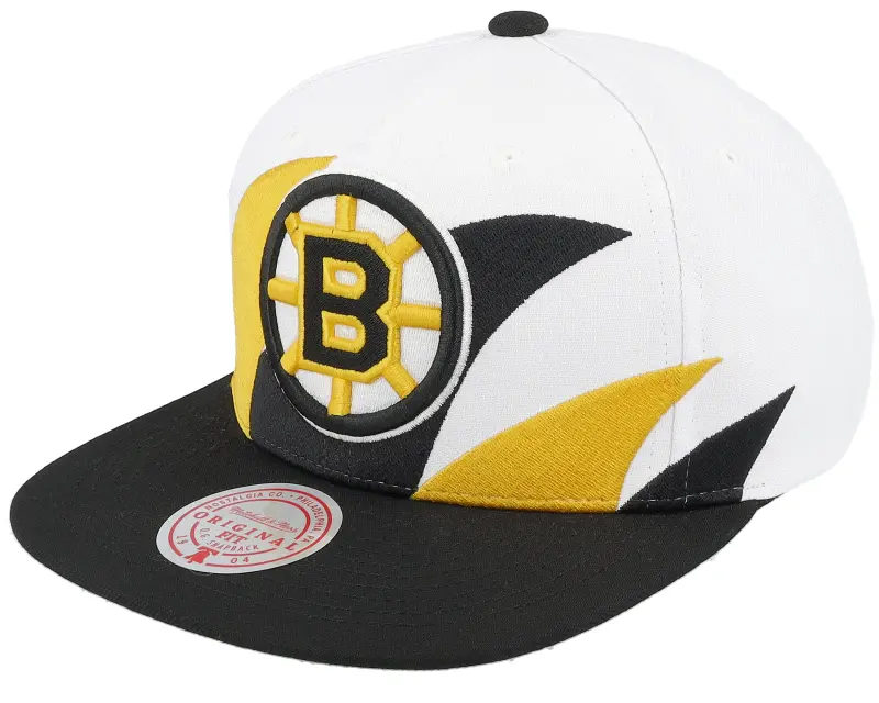 Mitchell & Ness Boston Bruins Vintage Sharktooth White Snapback online