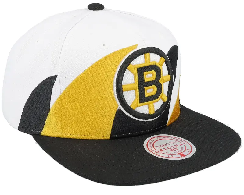Mitchell & Ness Boston Bruins Vintage Sharktooth White Snapback online