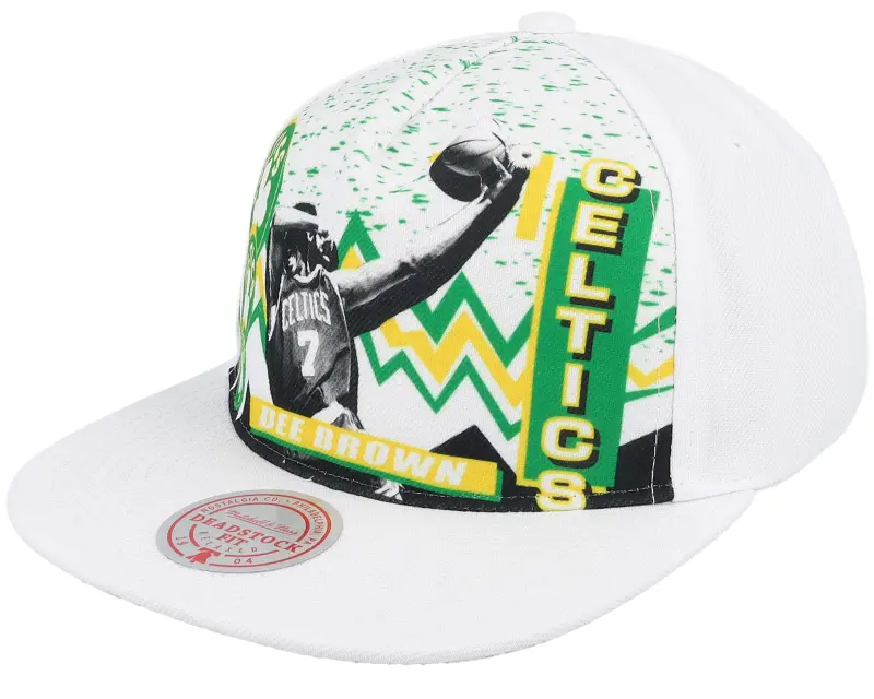 Mitchell & Ness Boston Celtics 90’s Playa Dee Brown White Snapback online