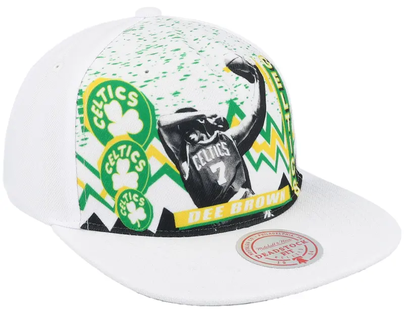Mitchell & Ness Boston Celtics 90’s Playa Dee Brown White Snapback online