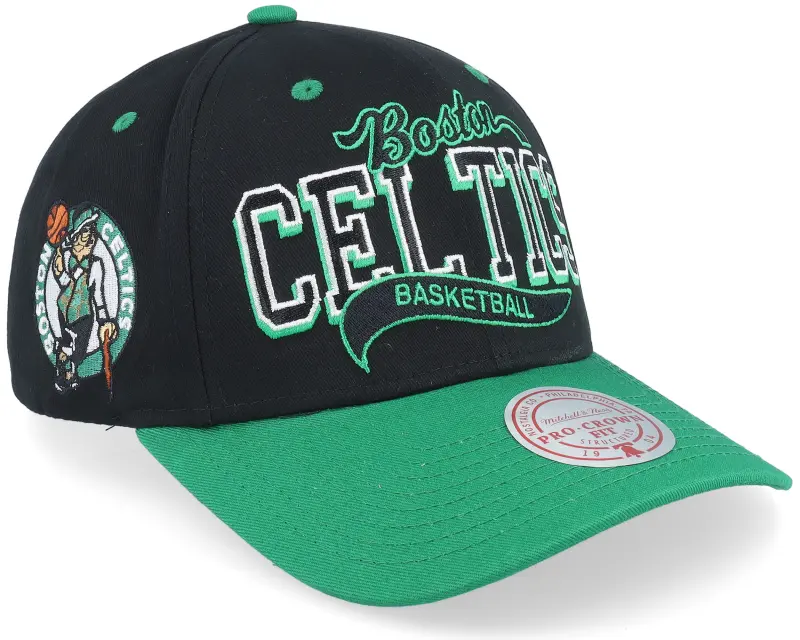 Mitchell & Ness Boston Celtics Beautiful Chaos Pro Black/Green Adjustable online
