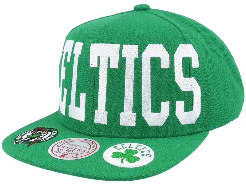 Mitchell & Ness Boston Celtics Big Text 1 Green Snapback online