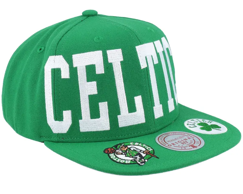 Mitchell & Ness Boston Celtics Big Text 1 Green Snapback online