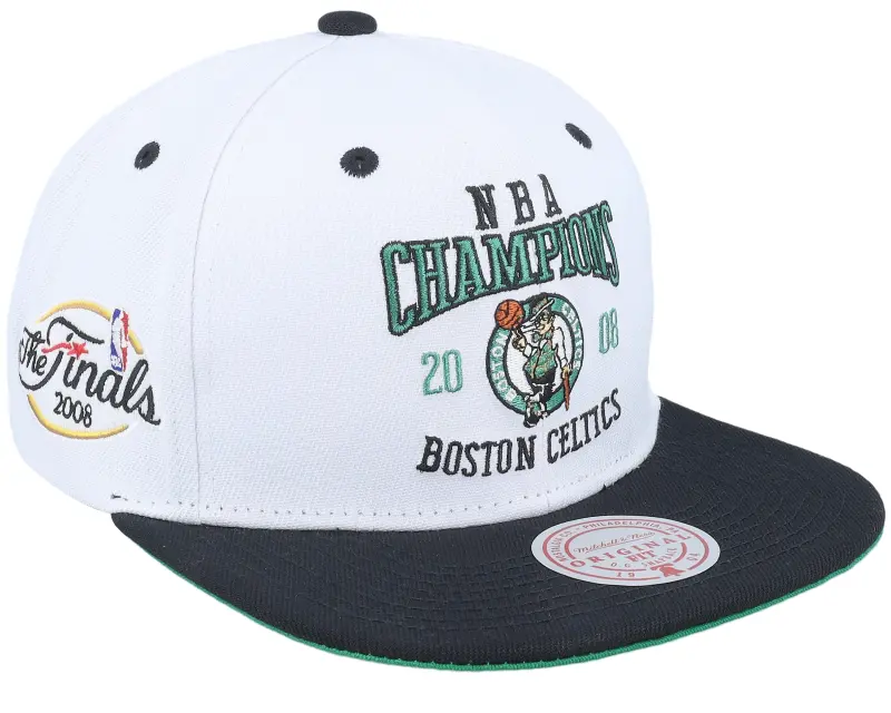 Mitchell & Ness Boston Celtics Champ Series White/Black Snapback online
