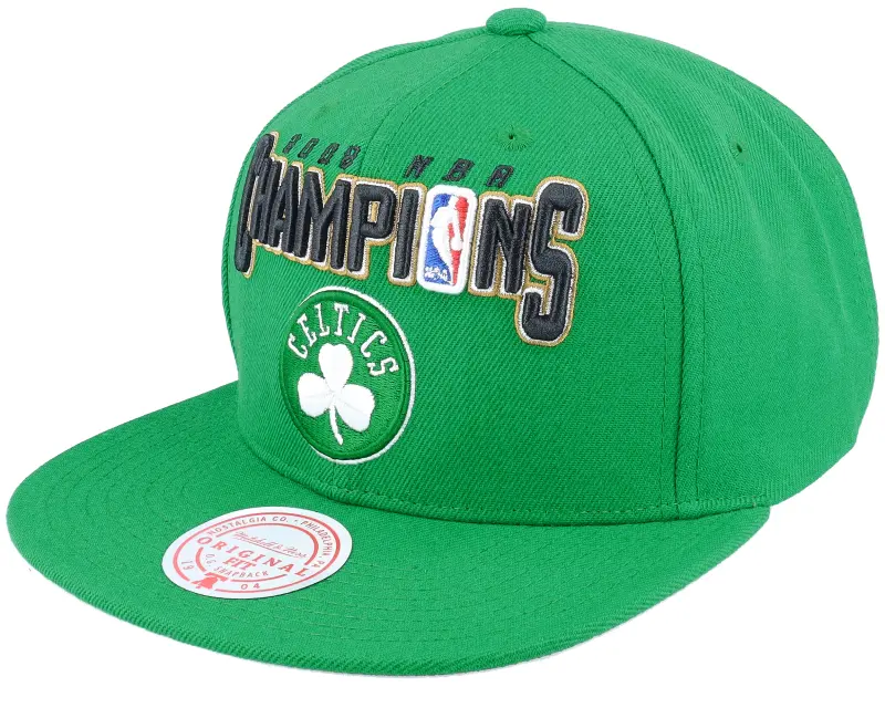 Mitchell & Ness Boston Celtics Champs 08 HWC Green Snapback online