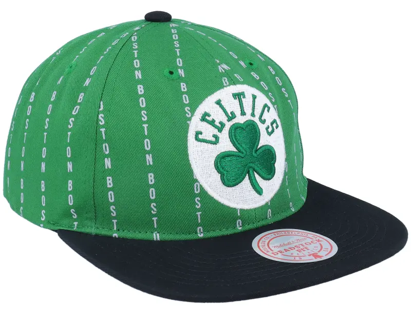 Mitchell & Ness Boston Celtics City Pinstripe Deadstock Green Snapback online
