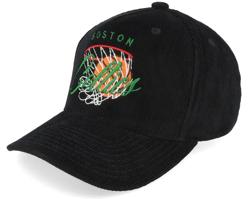 Mitchell & Ness Boston Celtics Corduroy Net Black A-Frame Adjustable online