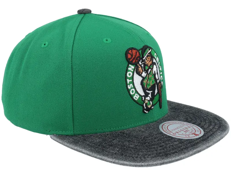 Mitchell & Ness Boston Celtics Denim Patchwork Green/Black Snapback online