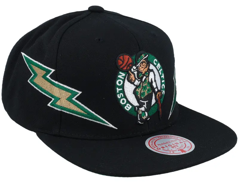 Mitchell & Ness Boston Celtics Double Trouble Black Snapback online