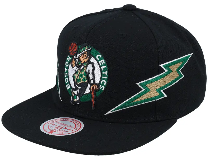 Mitchell & Ness Boston Celtics Double Trouble Black Snapback online