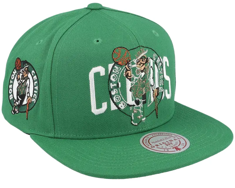 Mitchell & Ness Boston Celtics Double Up Green Snapback online