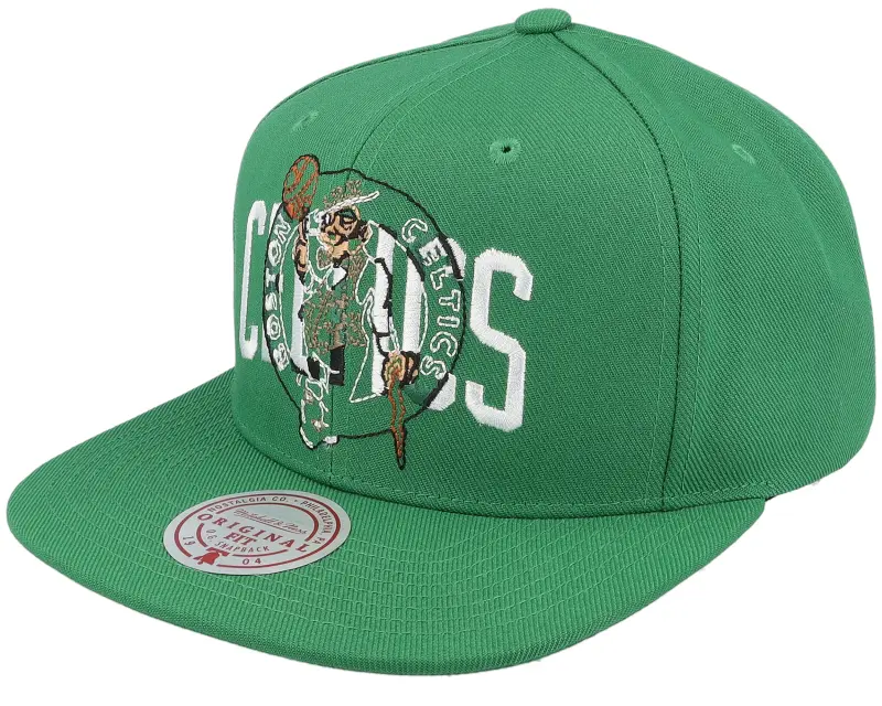 Mitchell & Ness Boston Celtics Double Up Green Snapback online