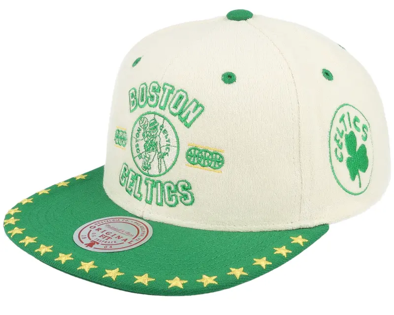 Mitchell & Ness Boston Celtics Dune Royal Off White/Green Snapback online