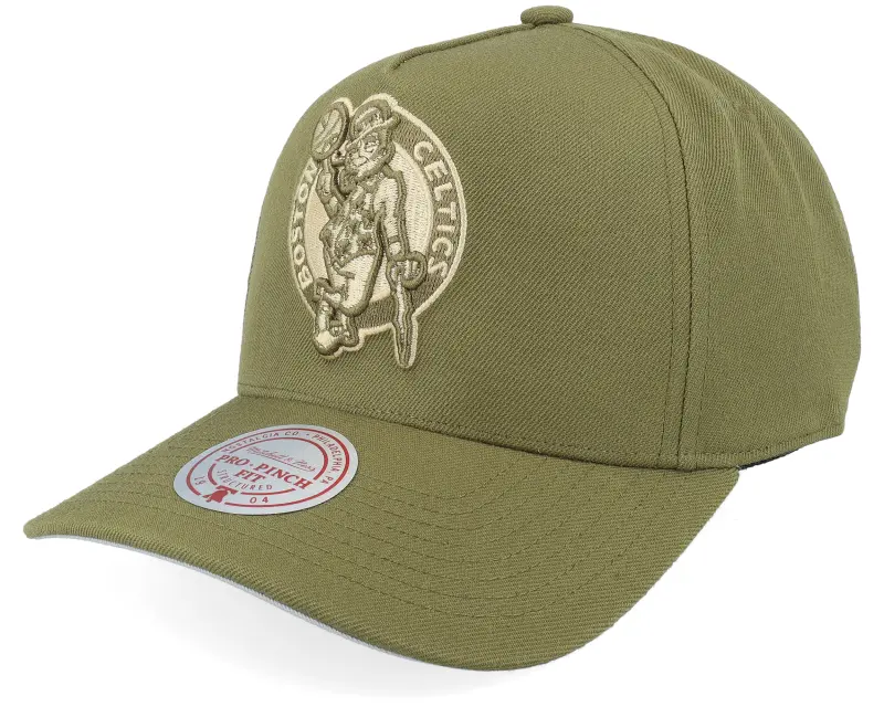 Mitchell & Ness Boston Celtics Fashion Basic Pro Olive A-Frame Adjustable online