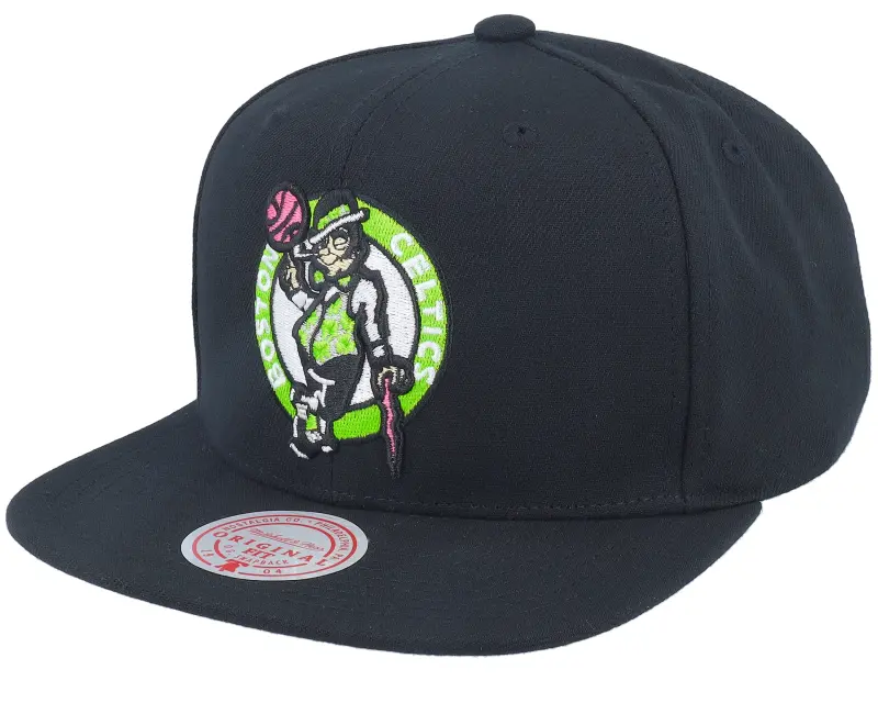 Mitchell & Ness Boston Celtics Neon Tropical Black Trucker online