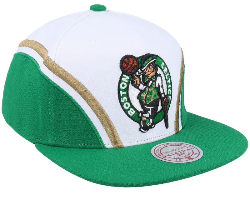Mitchell & Ness Boston Celtics Overhead White/Green Snapback online