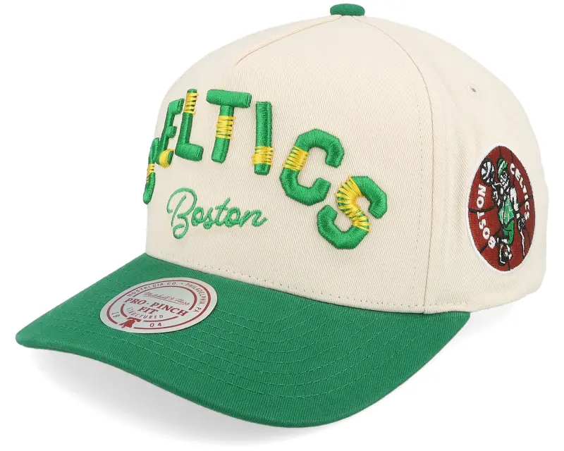 Mitchell & Ness Boston Celtics Staggered Zag Pro Boston Celtics Off White online