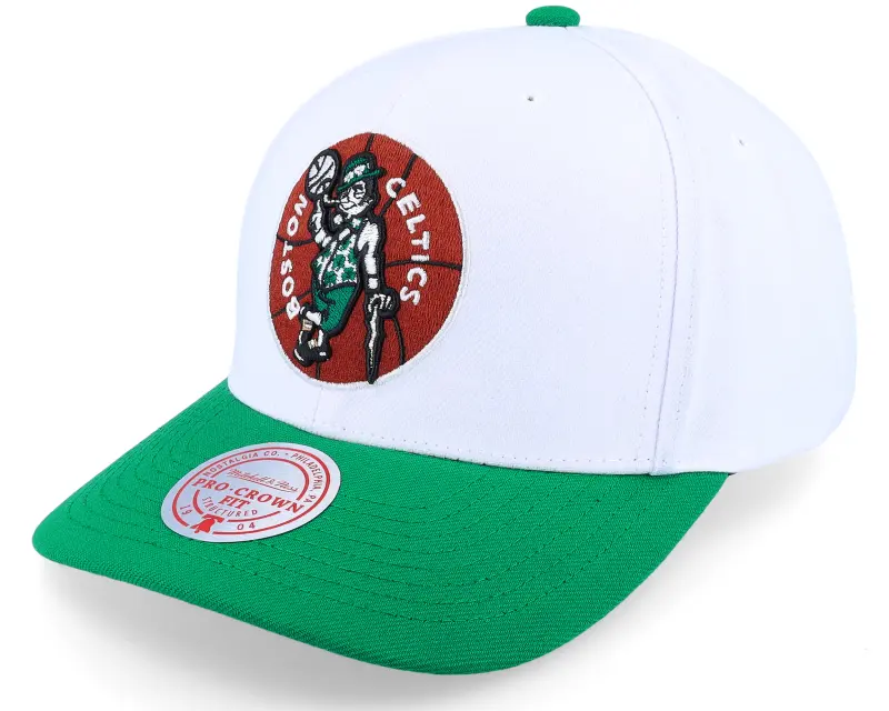 Mitchell & Ness Boston Celtics Team 2 Tone 2.0 Pro White/Green Adjustable online