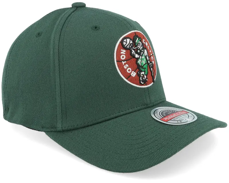Mitchell & Ness Boston Celtics Team Logo Seasonal Classic Red Emerald Adjustable online